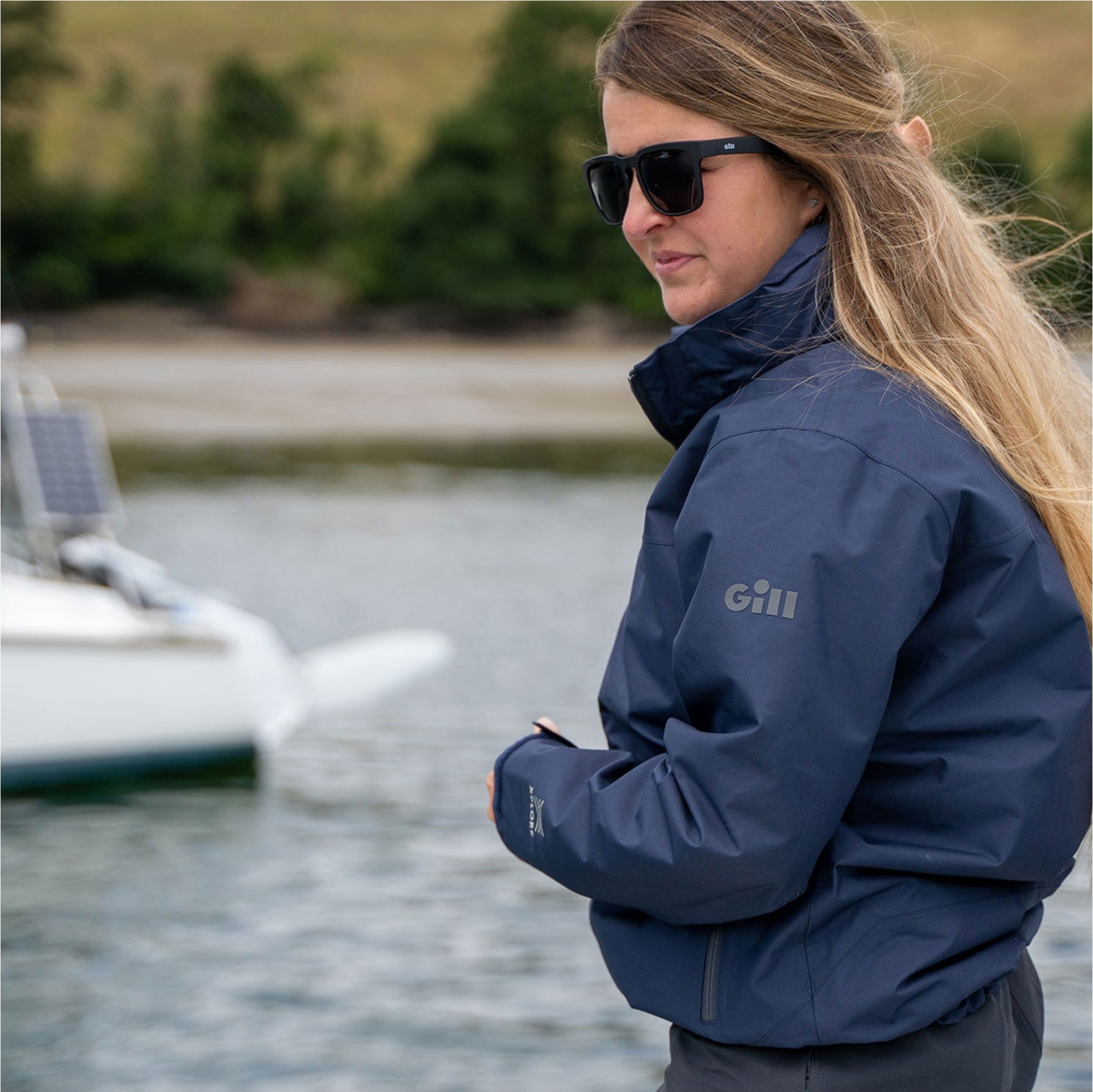 2026 Gill Womens Pilot Jacket CC90JW - Navy